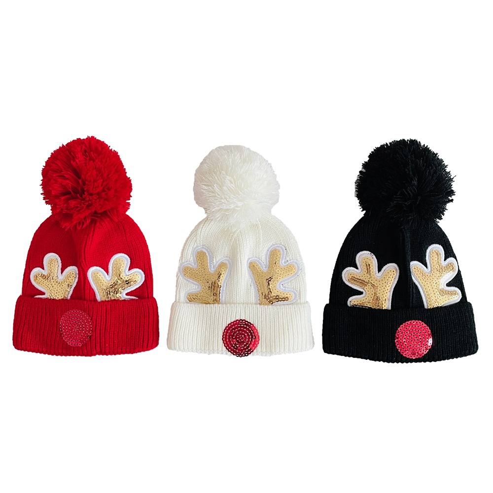 「2024」子供用★帽子★ニット帽子★防寒★キッズ★暖かい★3色