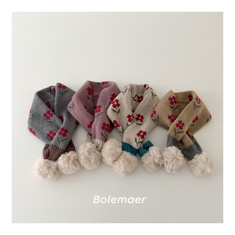 「2024」★子供用★マフラー★防寒★襟巻き★ネックウォーマー★キッズ★暖かい★6色