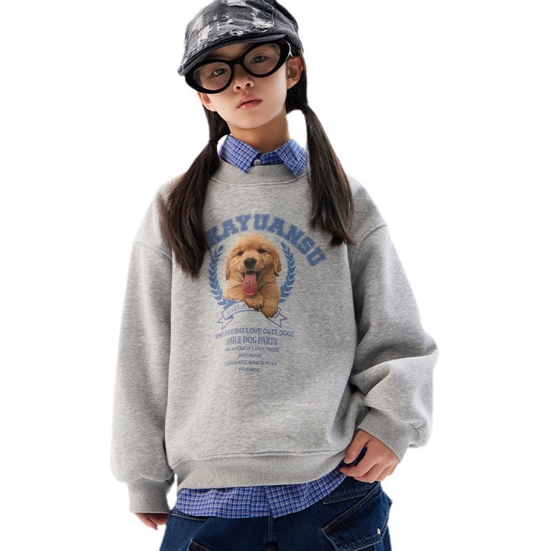2024秋冬新品★子供服　トレーナー　トップス★120cm〜160cm 2色