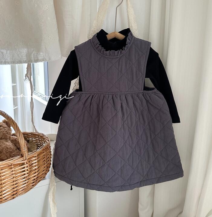 2024秋冬新品★子供服　ベストワンピース★80cm〜130cm