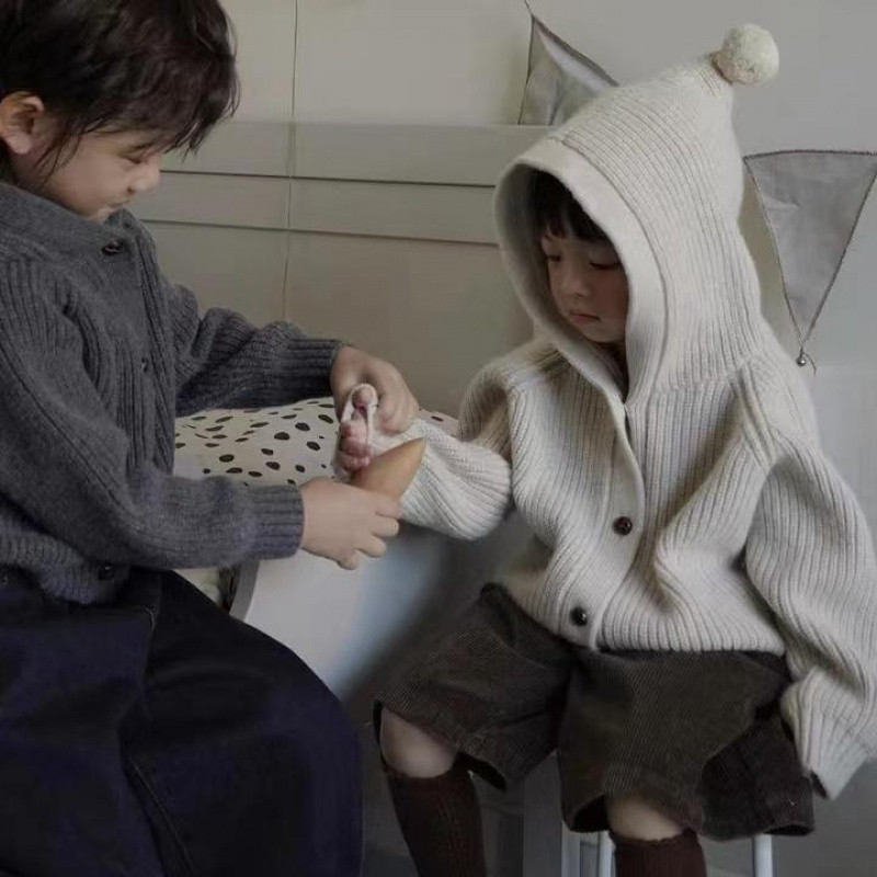 「2024」子供服★トップス★ニット★セーター★韓国風子供服★3色90cm〜140cm