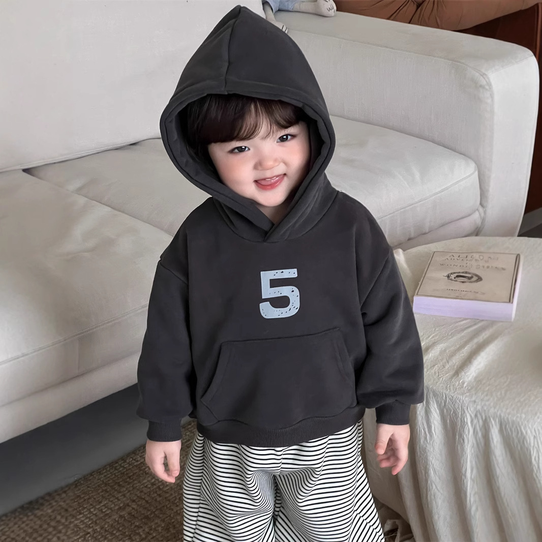 2024秋冬新品★子供服　パーカー　裏起毛★73CM〜100cm 2色