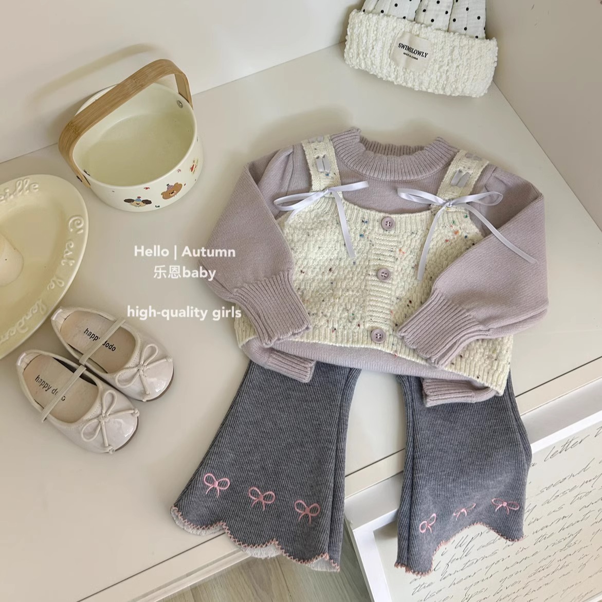 「2024」子供服★トップス+ズボン★セットアップ★韓国風子供服★90cm〜140cm