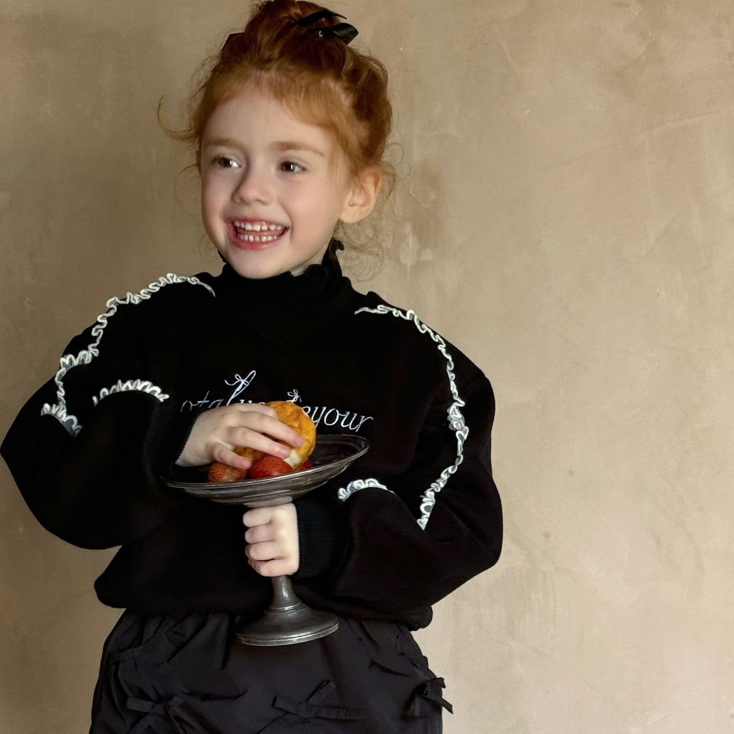 2024★秋冬新作★韓国風子供服★裏起毛★トレーナー★90cm〜130cm 2色