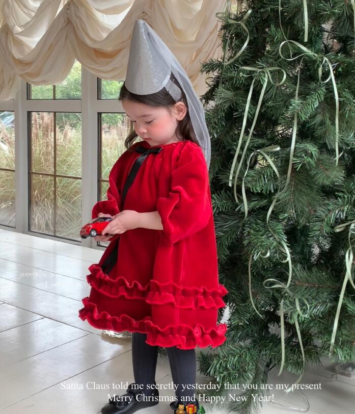 2024秋冬新品jen★子供服　ワンピース★80cm〜130cm