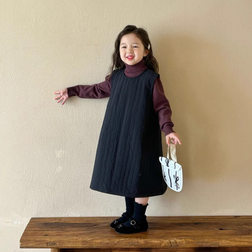 2024★秋冬新作★韓国風子供服★トップス★ワンピース★7〜17 2色