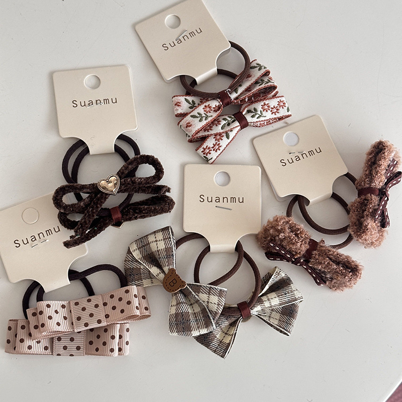 雑貨★子供用髪飾り　ヘアビン&ヘアゴム★アクセサリー★10色