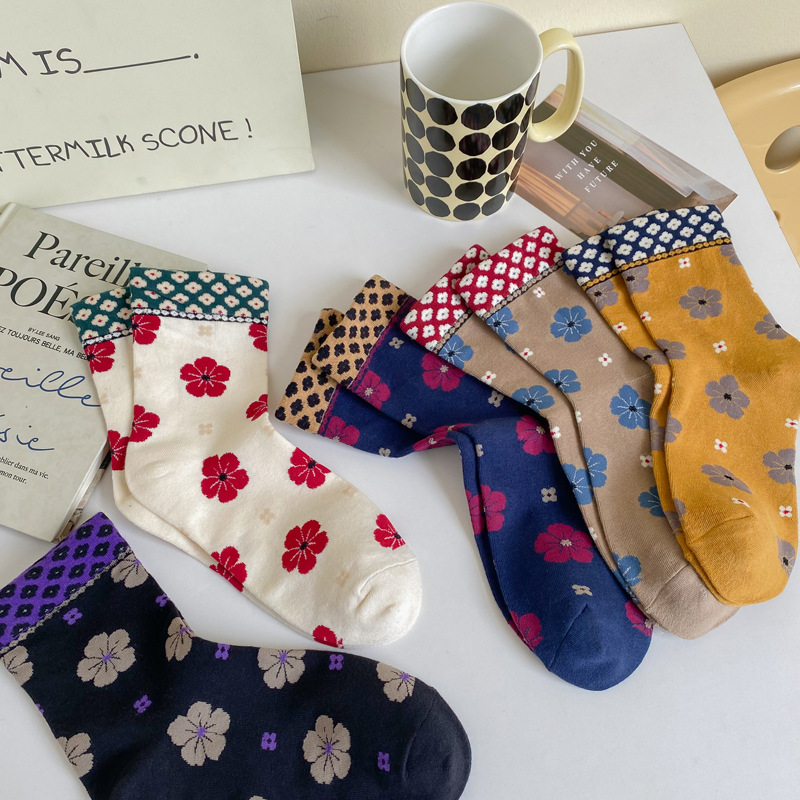 「2024」靴下★レディース★ソックス★大人用★女性用靴下★可愛い★5色