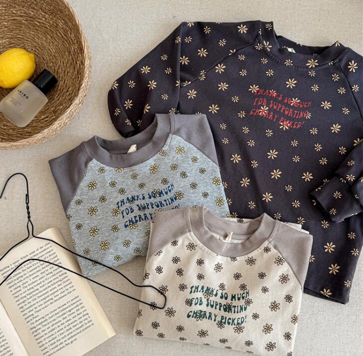 2025春新品SJ★子供服　トップス★80cm〜130cm 3色