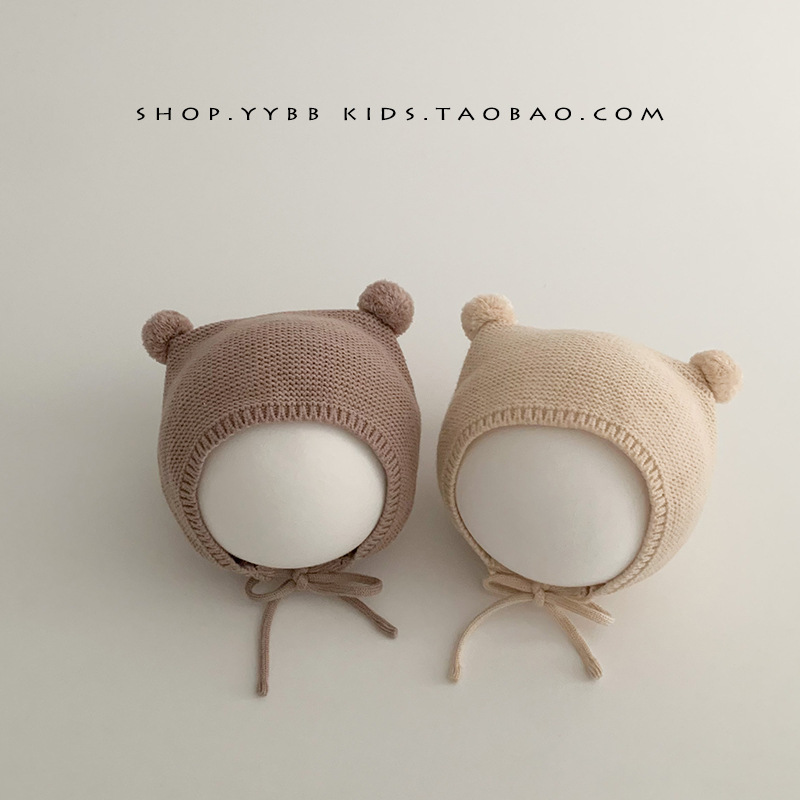 「2024」子供用★帽子★ニット帽子★耳カバー★防寒★ベビー★暖かい★6色