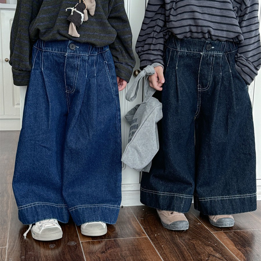 「2025」子供服★ズボン★ボトムス★ジーンズ★韓国風子供服★2色80cm〜140cm