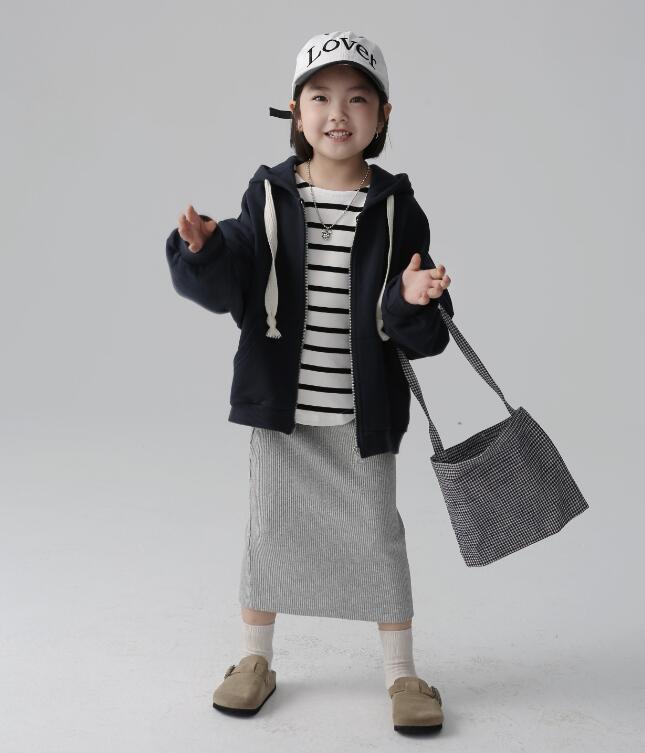 2025新品BO★子供服&親子服　スカート★90~150cm/大人着用 2色
