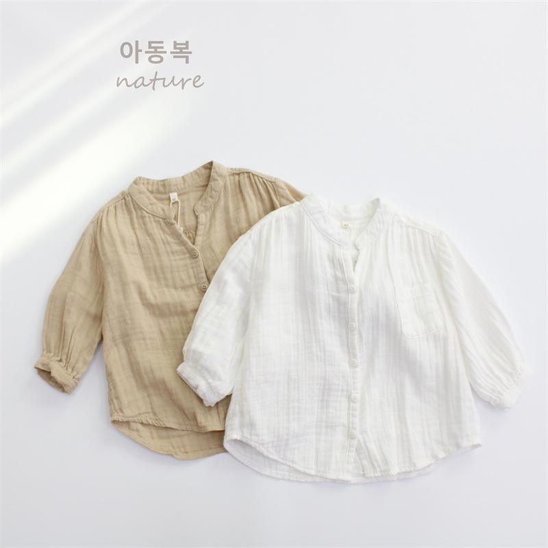 2025新作★子供服　シャツ　トップス★80cm〜140cm 2色