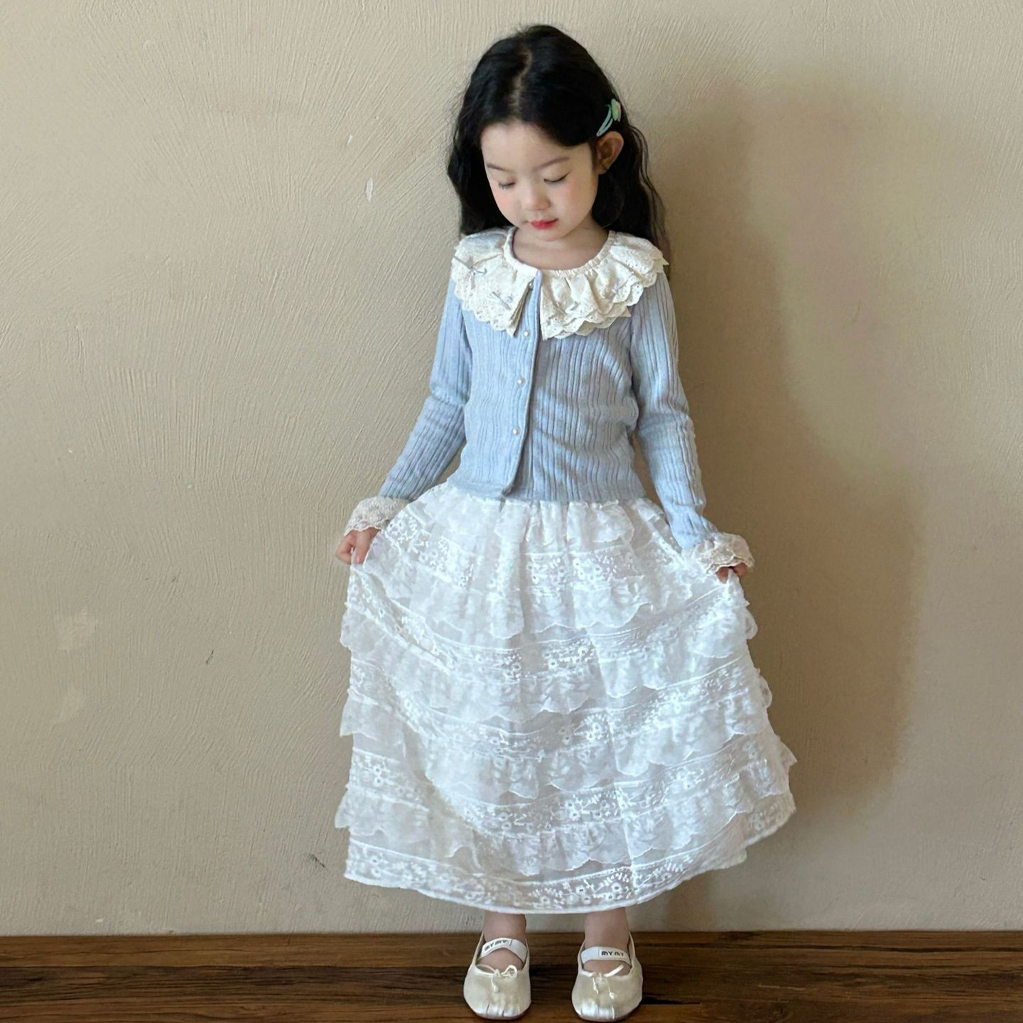 2025新品★子供服　カーディガン&スカート★90cm〜140cm