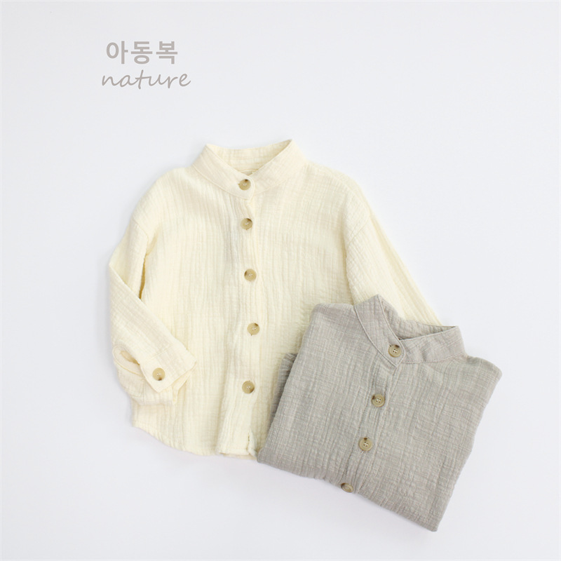 2025新作★子供服　シャツ　トップス★80cm〜140cm 2色