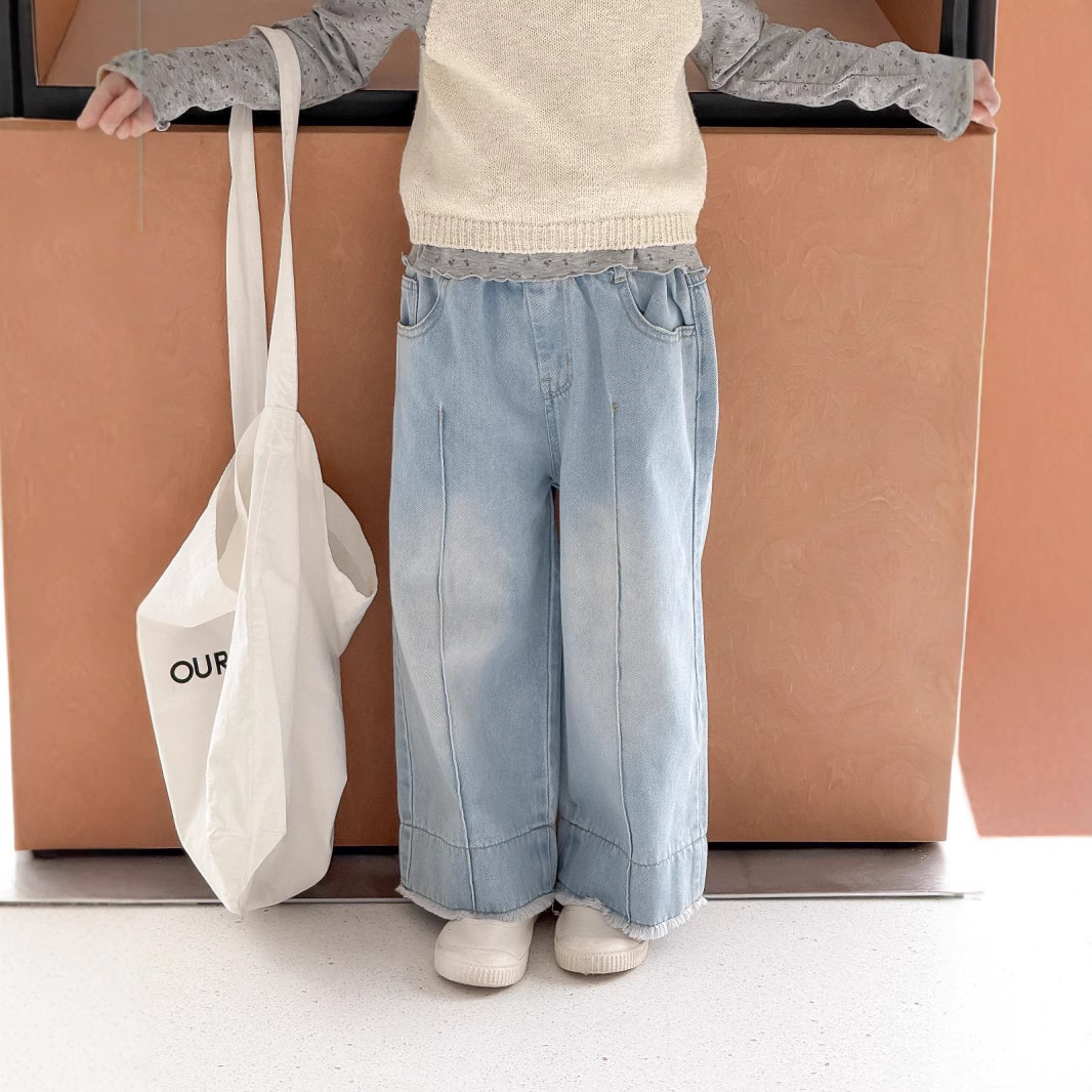 2025★春秋新作★韓国風子供服★ジーンズ★90cm〜150cm