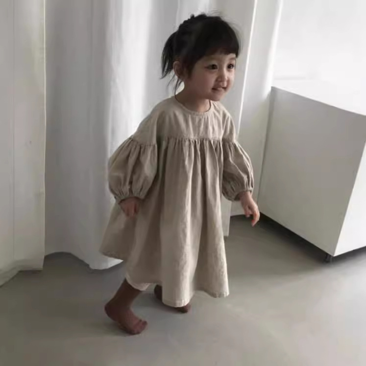 2025★春秋新作★韓国風子供服★ワンピース★80cm〜120cm 2色