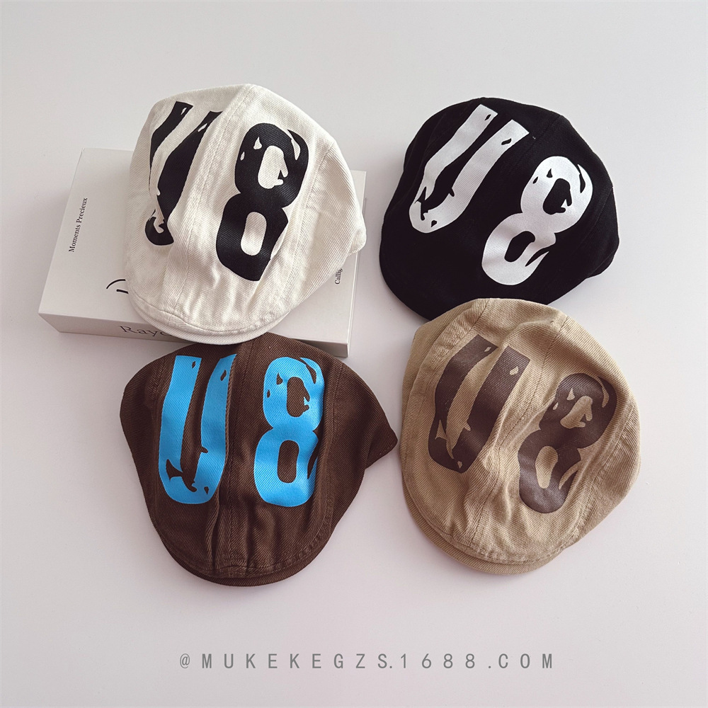 2025★キッズ帽子★ハット★キャップ★ベレー帽★ 4色