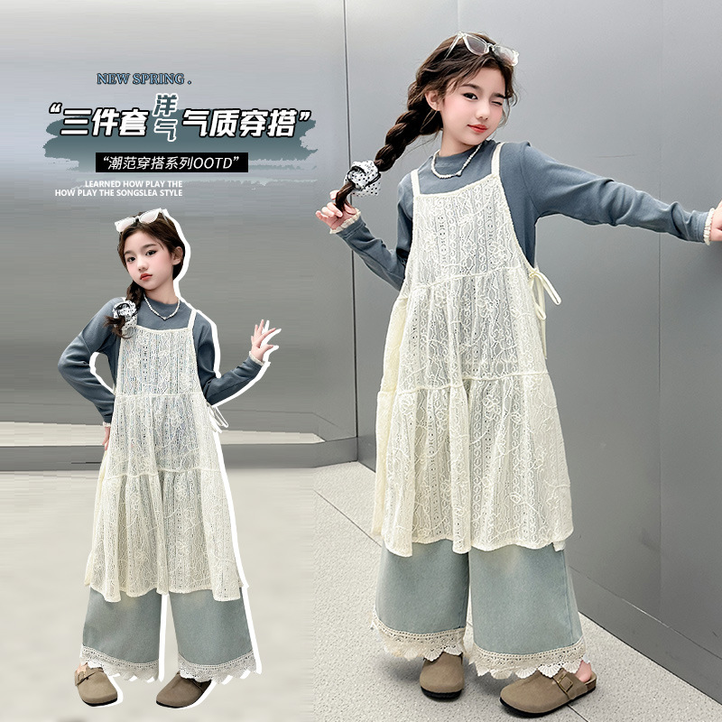 2025新入荷★子供服　ブラウス+インナー&ズボン分けて★120cm〜170cm