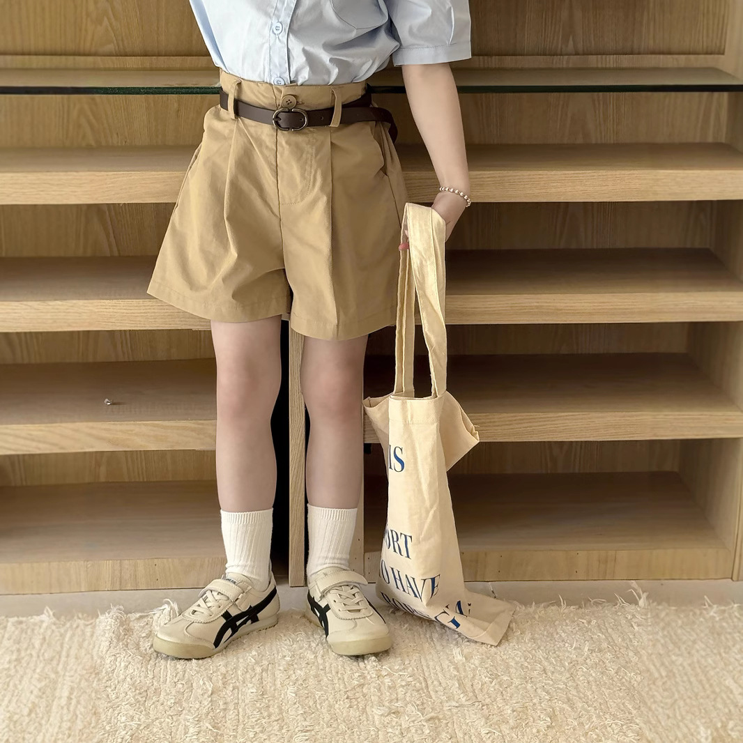 2025新入荷Y★子供服　ズボン 腰ベルト付き★90cm〜150cm