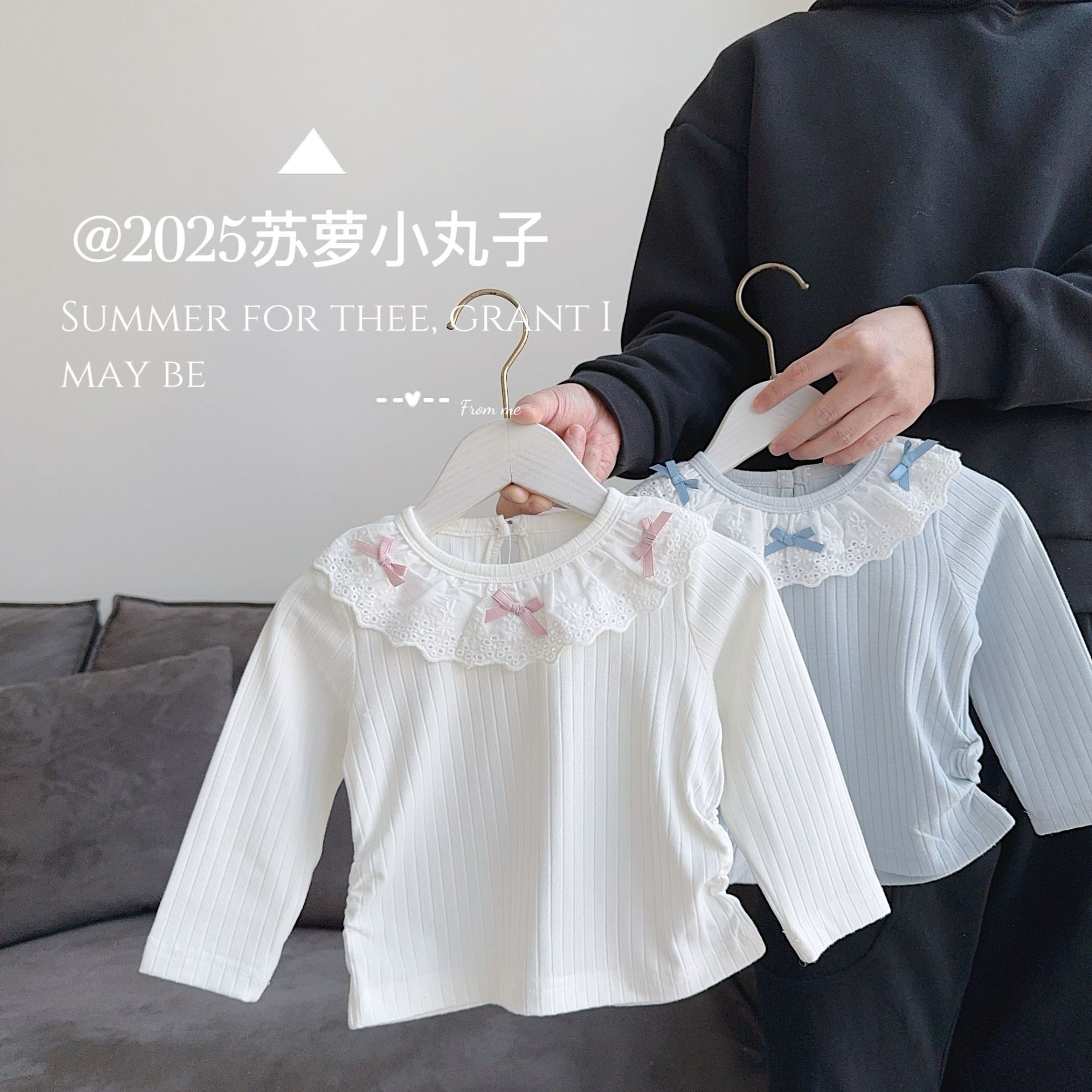 2025新作★子供服　トップス★73cm〜110cm 2色