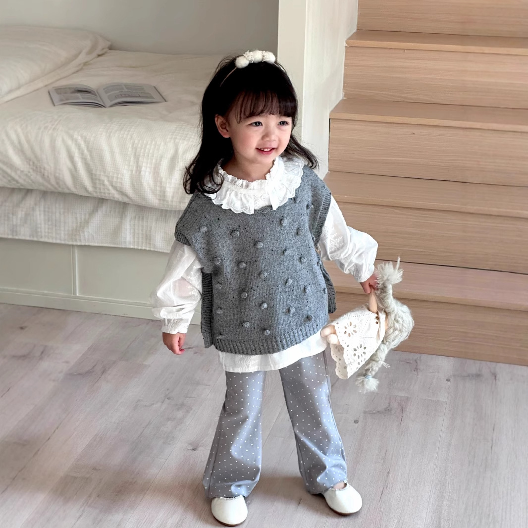 2025新作★子供服　トップス&ニットベスト&ズボン分けて★90cm〜140cm