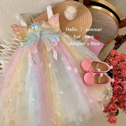 「2025」子供服★ワンピース★袖なし★ドレス★韓国風子供服★90cm〜140cm