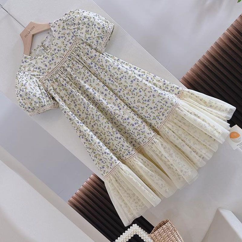 「2025」子供服★ワンピース★半袖★花柄★韓国風子供服★120cm〜170cm