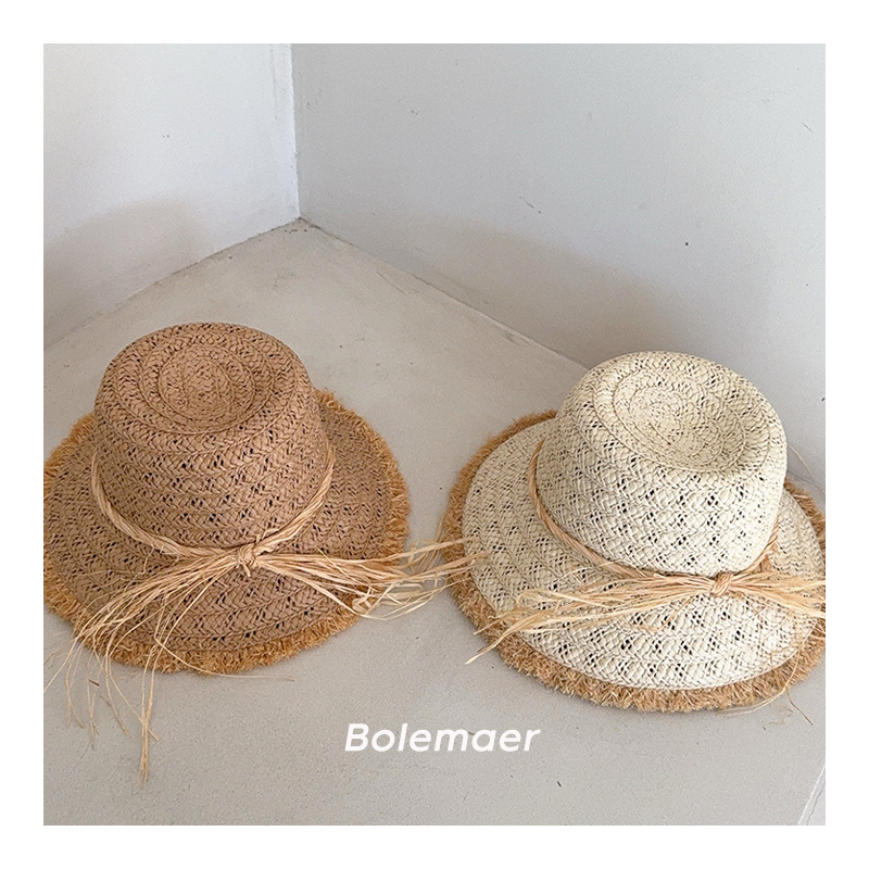 「2025」子供用★帽子★キャップ★キッズ★麦わら帽子★砂浜★2色