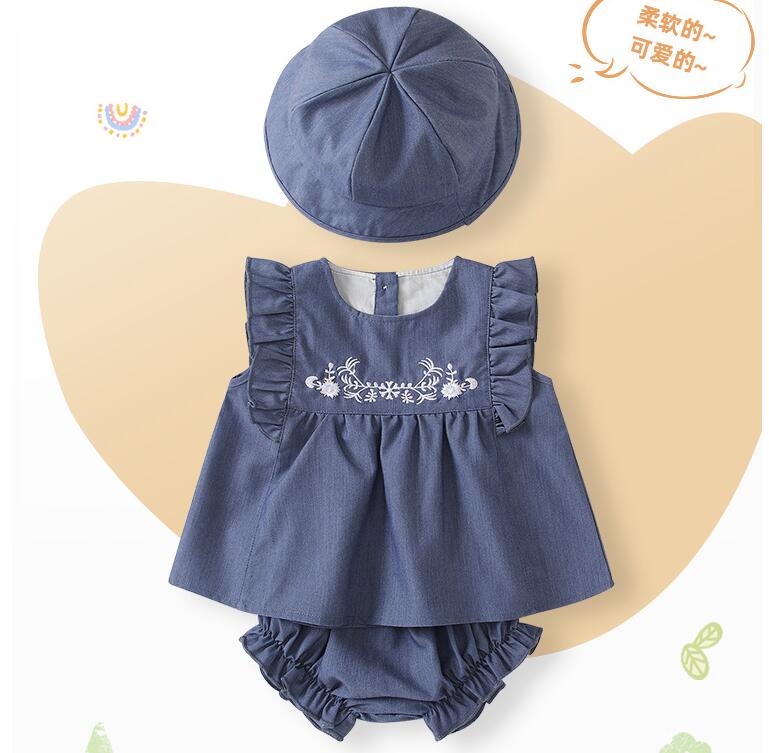 「2025」子供服★トップス+パンツ+帽子★セットアップ★韓国風子供服★73cm〜110cm