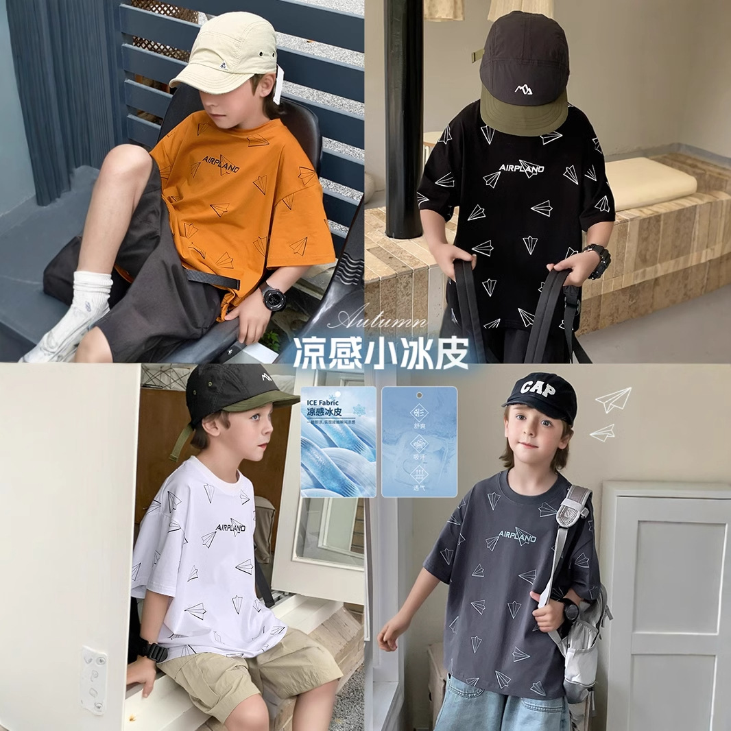 2025夏新作★子供服　トップス★120cm〜170cm 4色