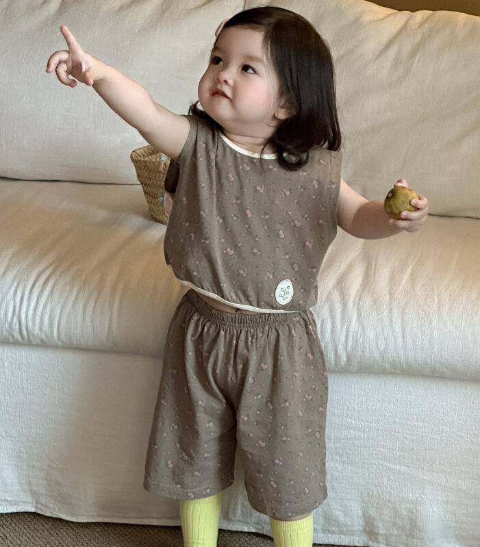 2025夏新品★子供服　セットアップ★73CM〜100cm