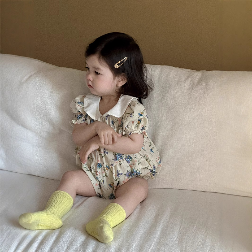 2025夏新入荷★ベビー服　ロンパース★66cm〜90cm 2色