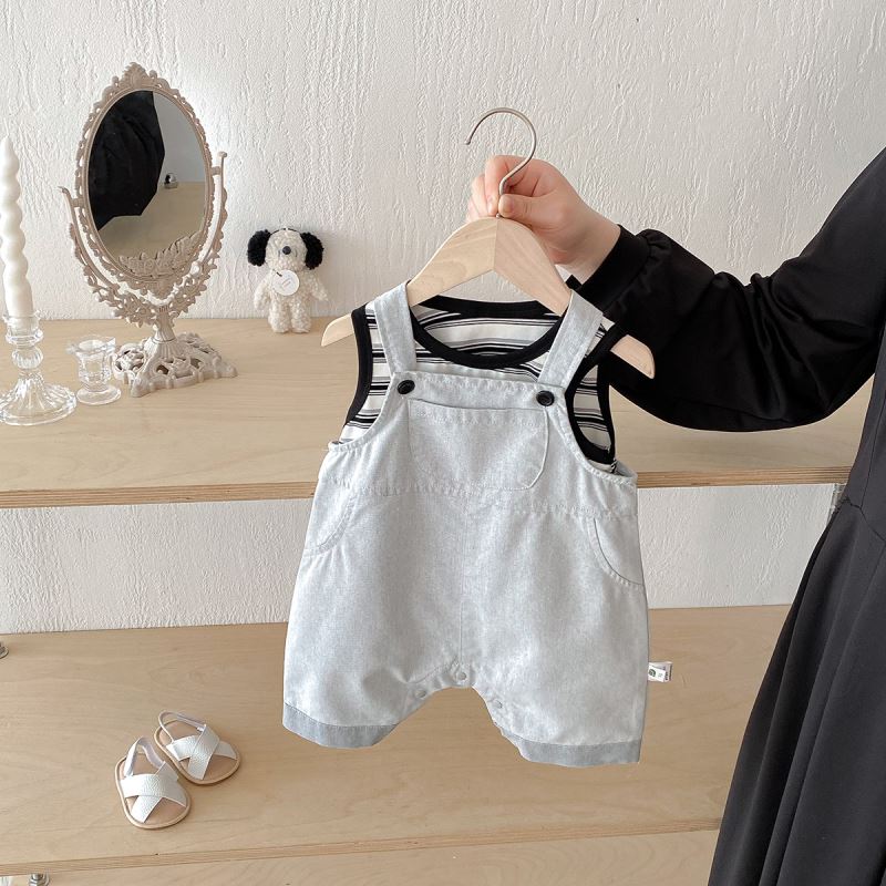2025夏新品★子供服　セットアップ★66cm〜90cm