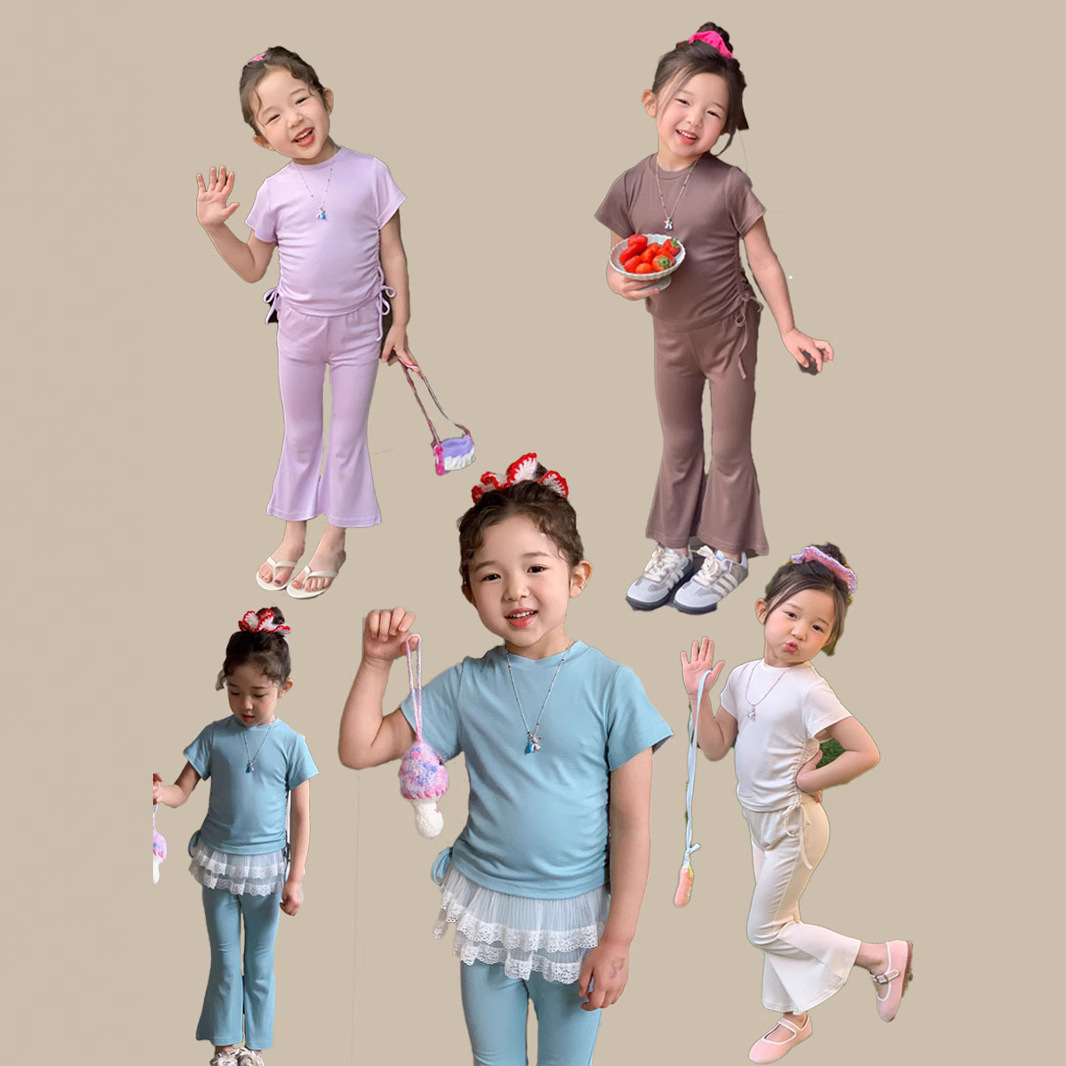 「2025」子供服★トップス+ズボン★セットアップ★韓国風子供服★9色90cm〜140cm