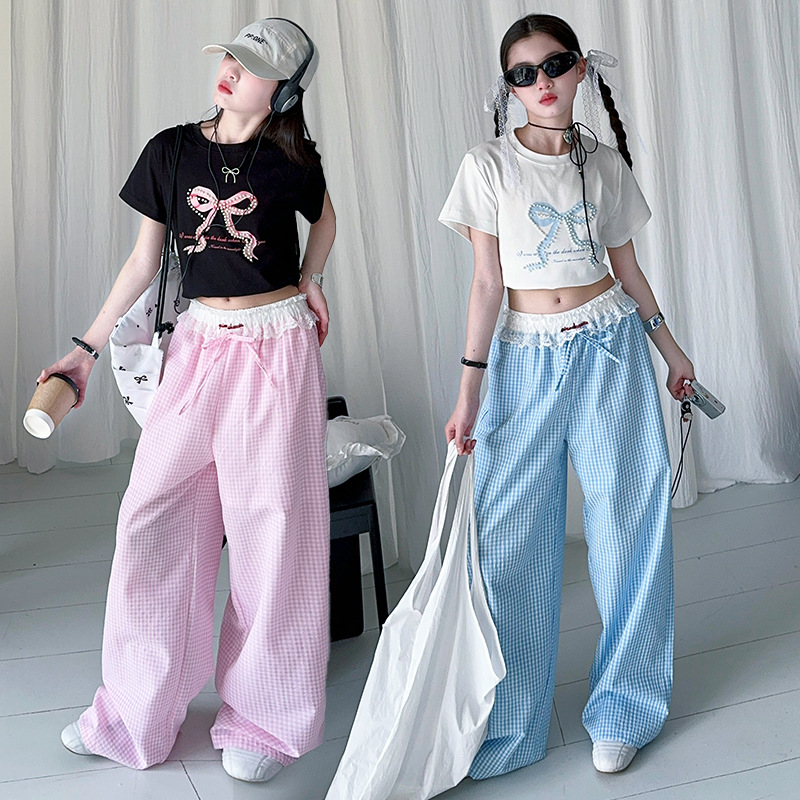 2025★夏新作★韓国風ベビー服★トップス★ズボン★120〜170cm 4色