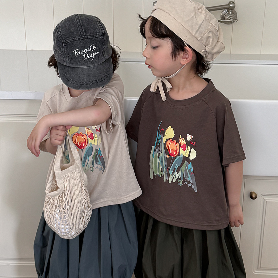 「2025」子供服★トップス★Tシャツ★韓国風子供服★3色80cm〜140cm