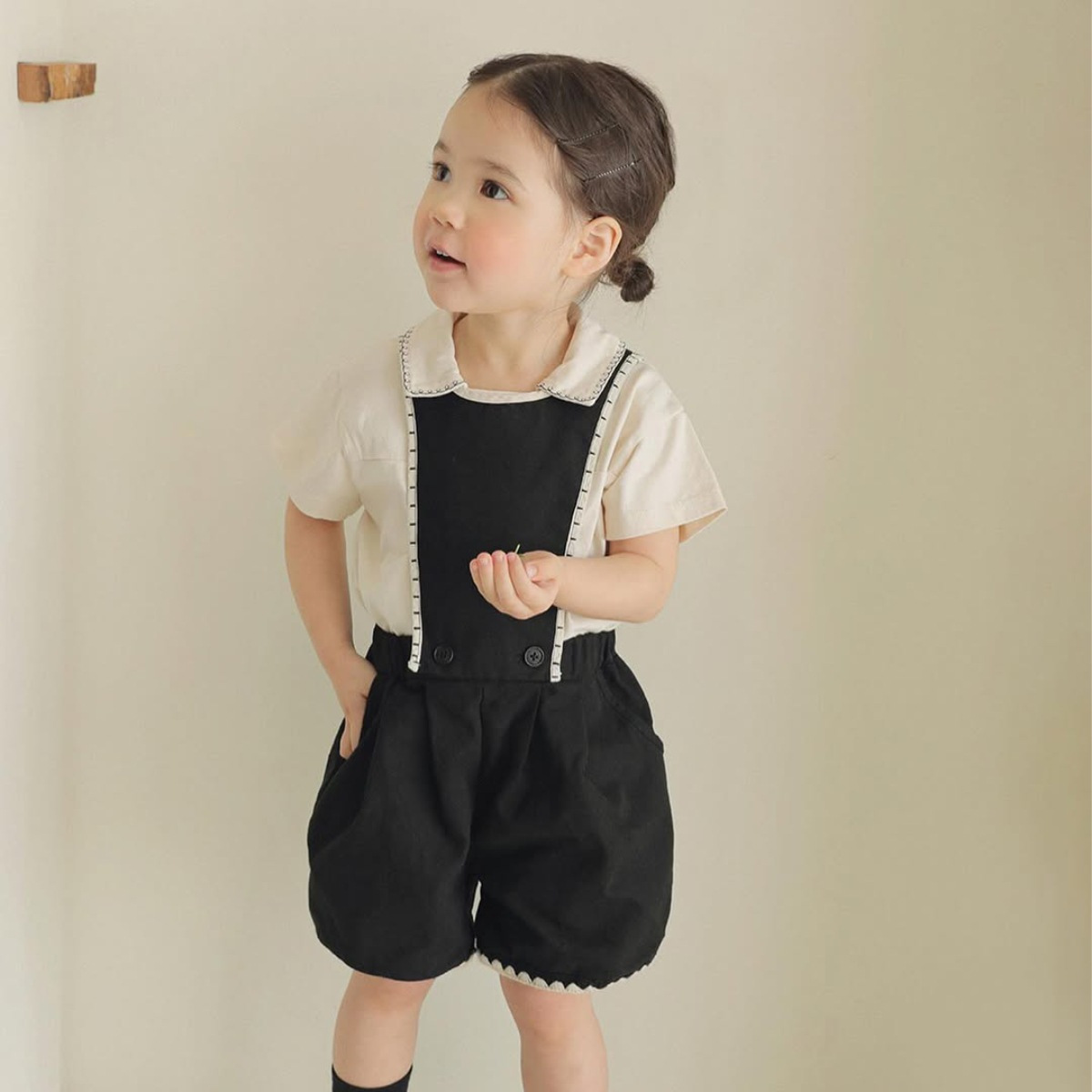 2025新品★子供服　トップス&サロペット分けて★73CM〜100cm 2色