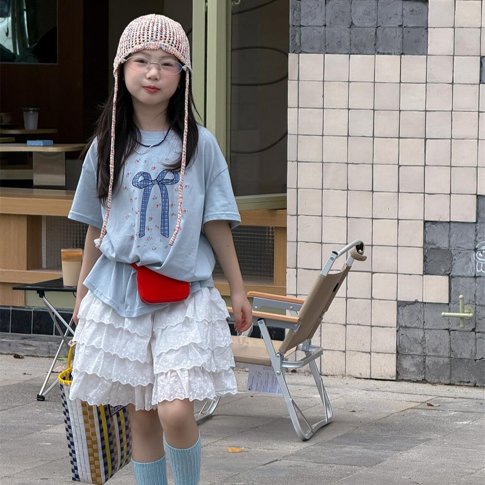 2025夏新作★子供服　トップス★100cm〜160cm 2色