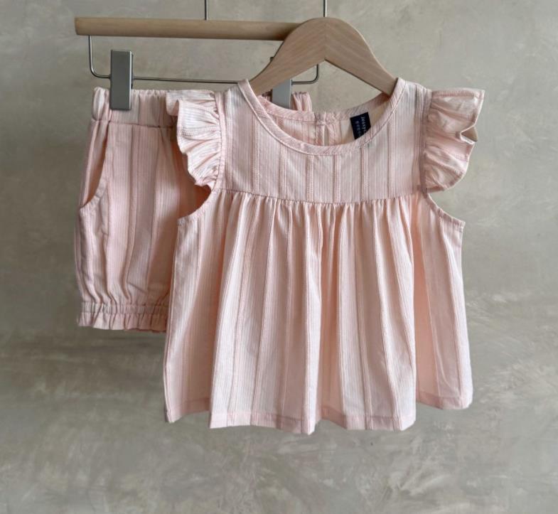2025夏h★子供服　トップス+ズボン　セット　70-120cm★