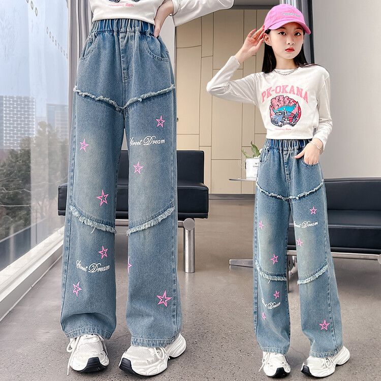 「2025」子供服★ズボン★ボトムス★ジーンズ★韓国風子供服★120cm〜160cm