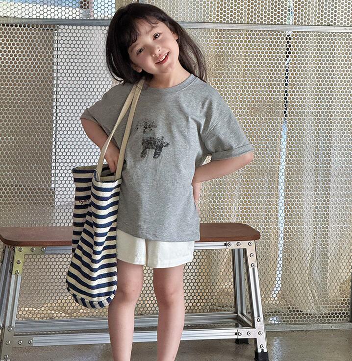 2025新作A★子供服　トップス★90cm〜170cm 2色
