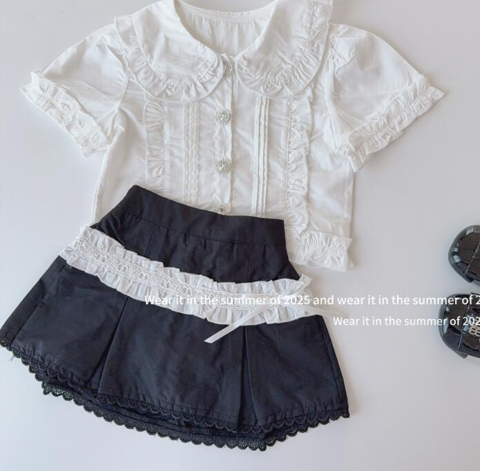 2025新品TQ★子供服　スカート★90cm〜150cm