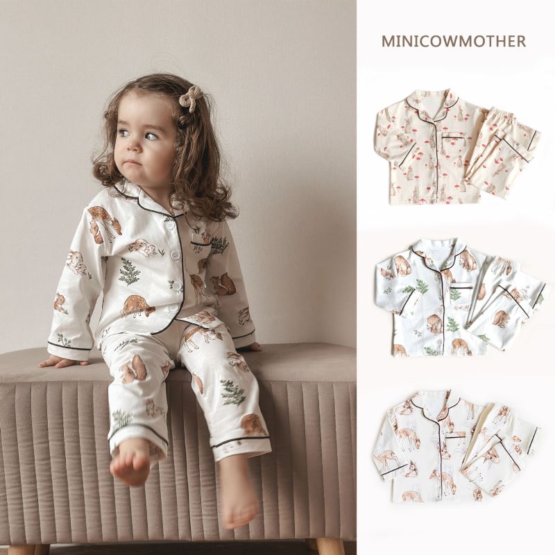 2025新品★子供服　ルームウェア　部屋着セットアップ★80cm〜120cm 9色