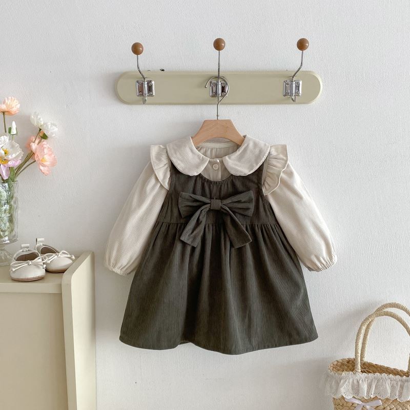 2025秋新品★子供服　トップス&ワンピース分けて★80cm〜130cm 2色