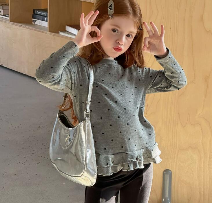 2025秋新品LMM★子供服　トップス★90cm〜150cm 2色