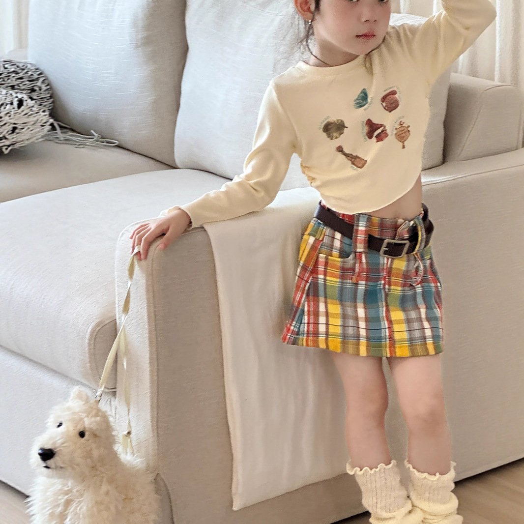 2025秋新品Y★子供服　トップス&スカート分けて★90cm〜150cm