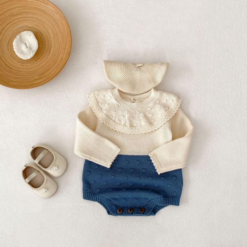 2025新入荷★ベビー服　ニットロンパース★66cm〜90cm