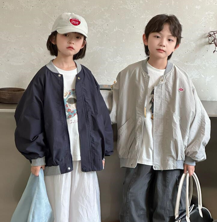 2025秋新作MXW★子供服 　コート★90cm〜150cm 2色