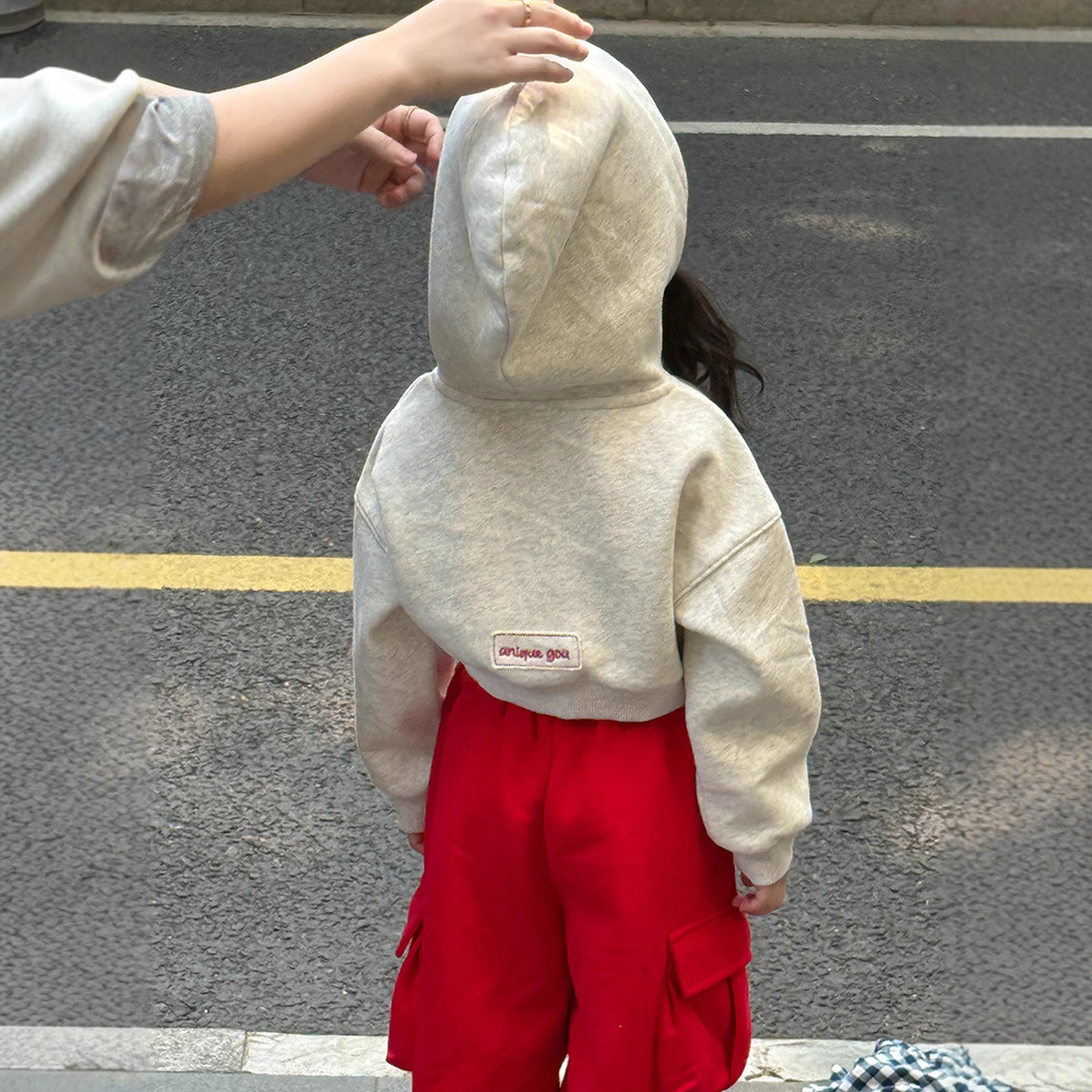 2025秋新品ZXR★子供服　パーカー　トップス★90cm〜150cm 2色